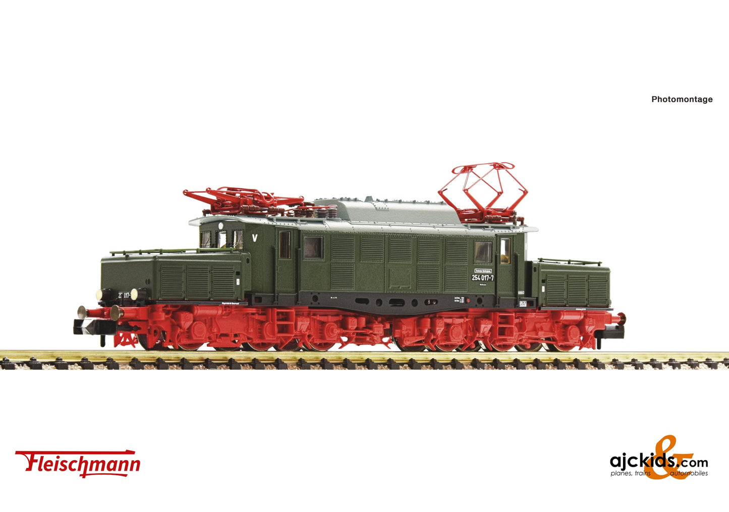 Fleischmann 7570004 - Electric locomotive 254 017-7, DR at Ajckids.com