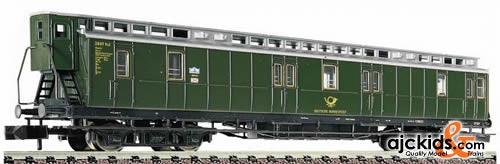 Fleischmann 8045 Post coach, type Post 4 (Post4-b/17) of the Deutsche Bundespost, with brakeman's cab