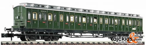 Fleischmann 8046 Compartment coach 2nd class, type B4 (C4pr04) of the DB, with tail-end indicators