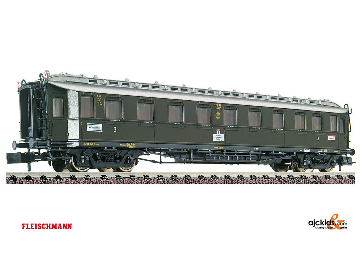 Fleischmann 808301 Express coach 3. class, type C4a pr08 of the DRG, with tail end indicators