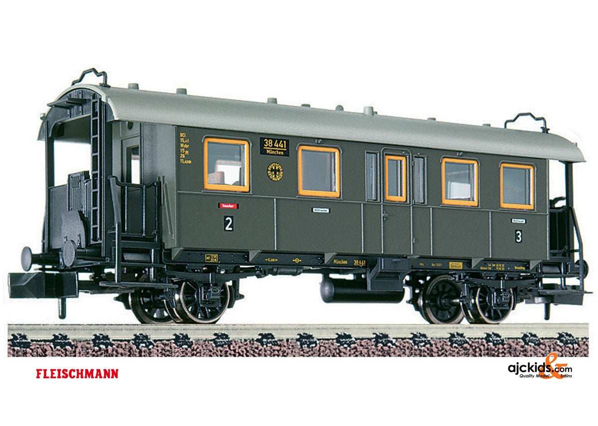 Fleischmann 809301 2nd/3rd Class passenger coach w/ cell compartment