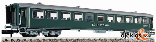 Fleischmann 8137 Express coach 2nd class, type B of the Swiss South-East Railway (SOB)