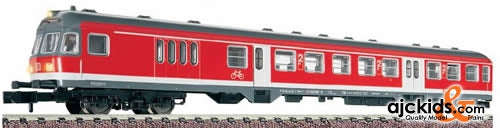 Fleischmann 8146 "Local control-cab coach ""RegionalBahn"" in traffic red livery, 2nd class with luggage compartm"