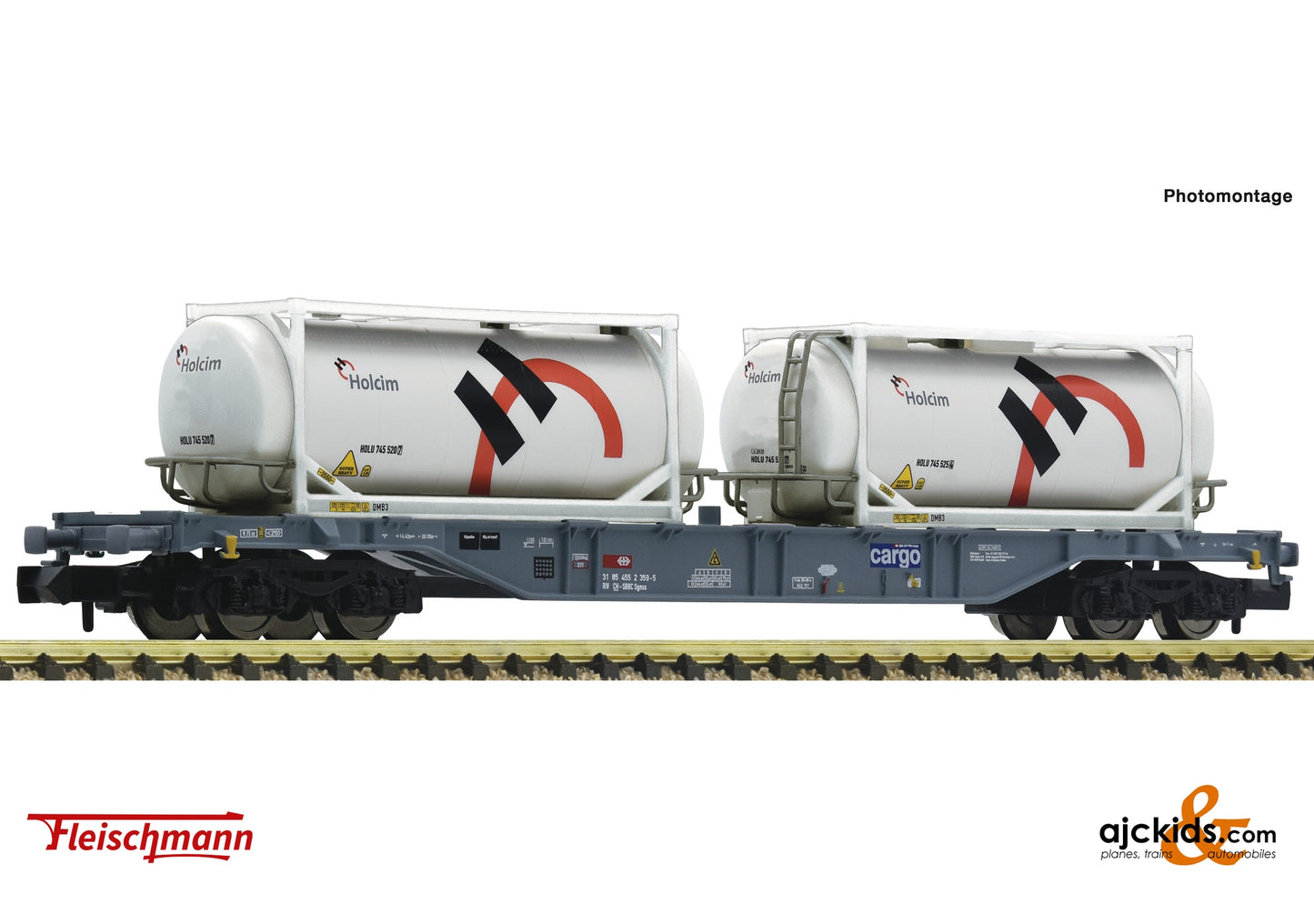 Fleischmann 825217 - Container carrier wagon, SBB at Ajckids.com