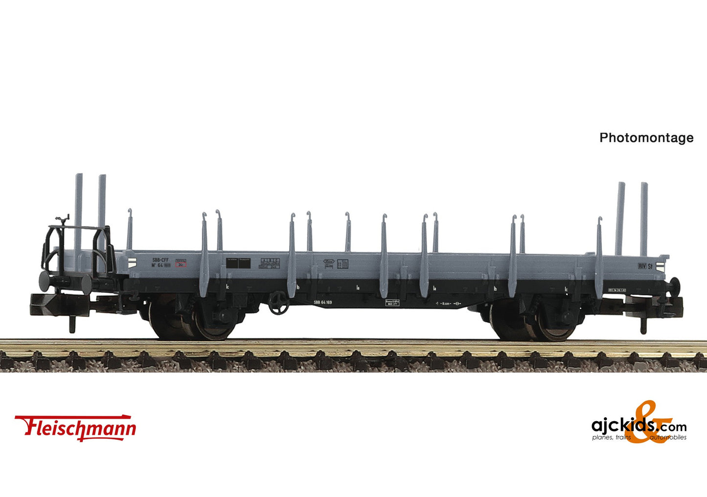 Fleischmann 825750 -Swivel stake wagon, SBB