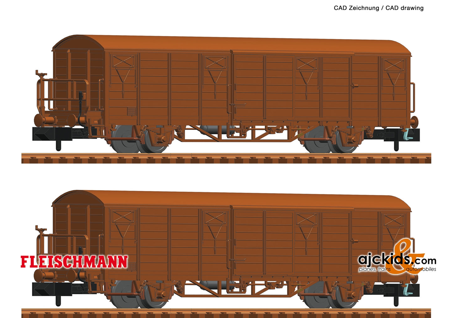 Fleischmann 826214 - 2 piece set boxcars