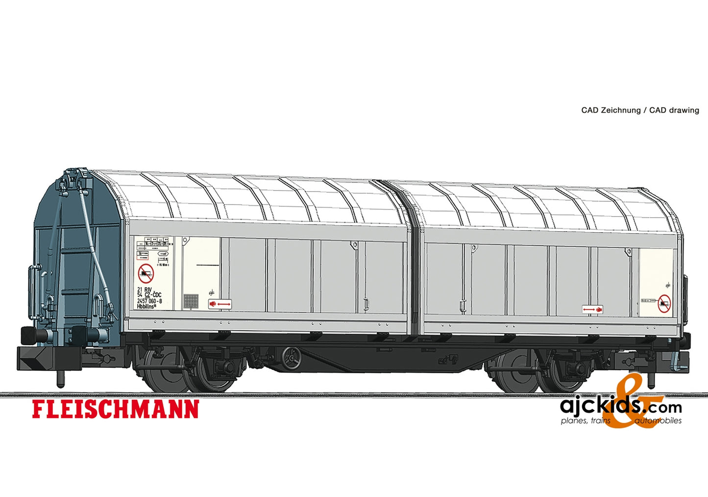 Fleischmann 826251 - Sliding wall wagon CD Cargo