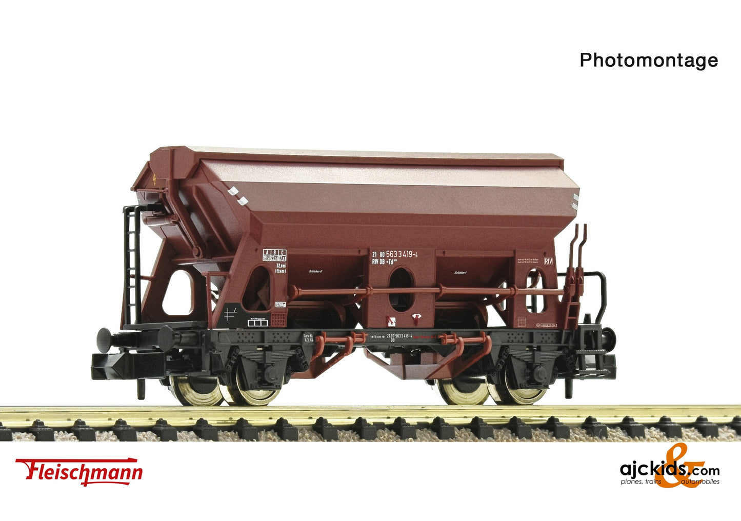 Fleischmann 830357 - Swivel roof wagon, DB at Ajckids.com