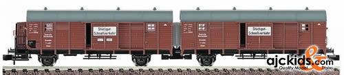 Fleischmann 8306 "Coupled wagon unit, consisting of two box goods vans type Glleh ""Dresden"" of the DRG"