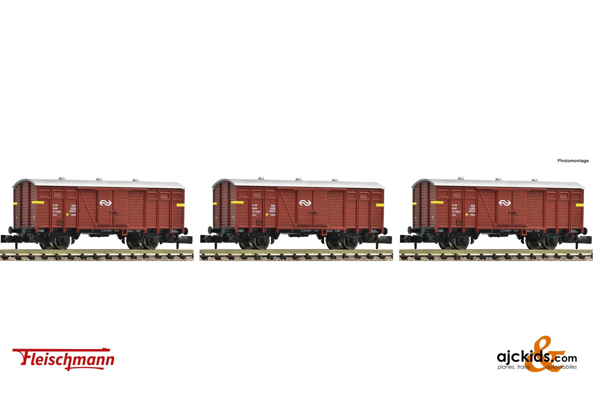 Fleischmann 833303 -3 piece set: General cargo transport, NS – Ajckids
