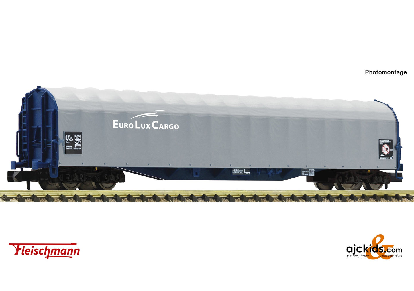 Fleischmann 837714 -Sliding tarpaulin wagon, Railion Nederland
