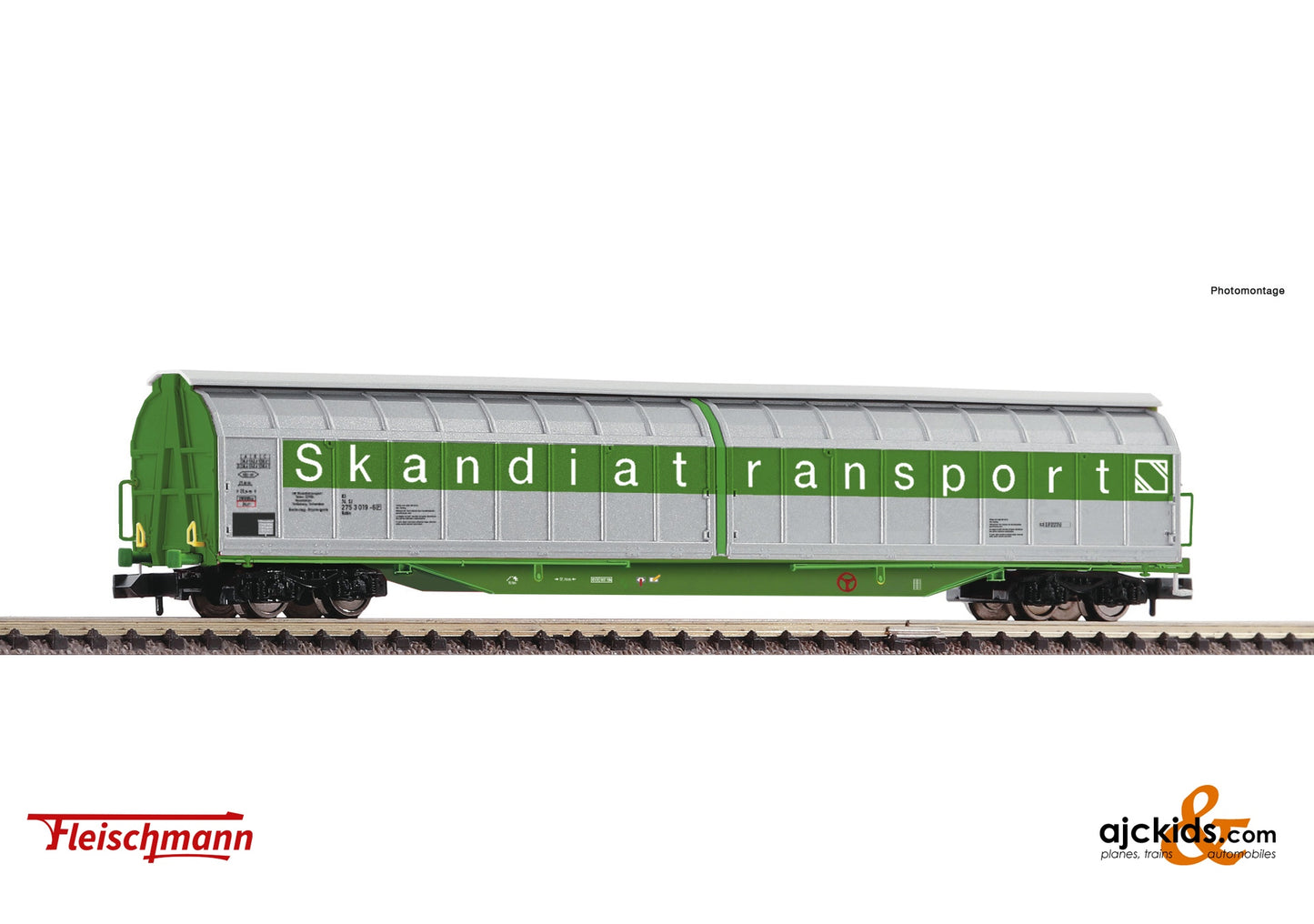 Fleischmann 838321 - Sliding-wall wagon, SJ, EAN: 4005575255202