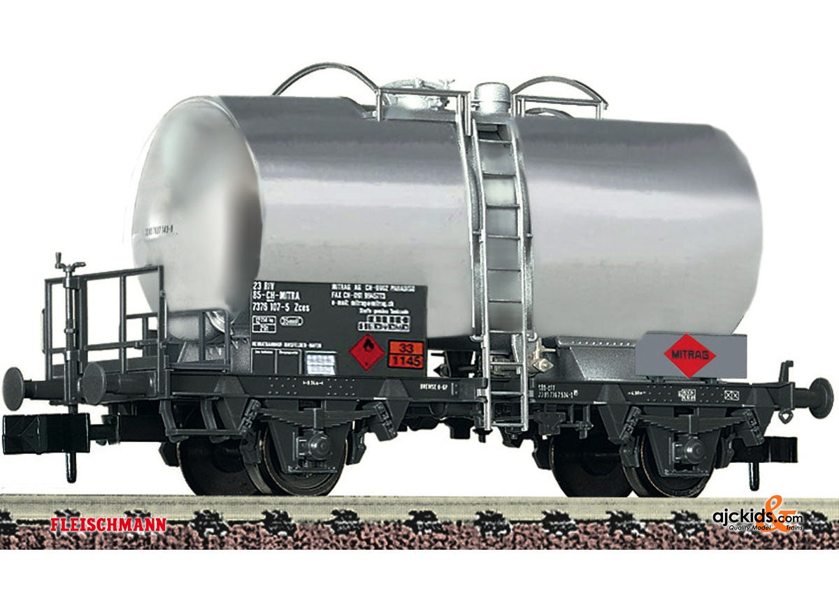 Fleischmann 841013 2-axle tank wagon MITRAG that operates for the SBB