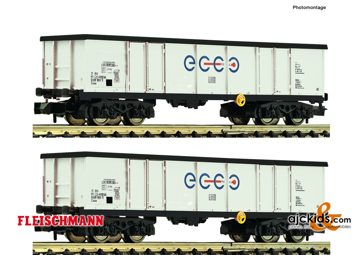 Fleischmann 841014 - 2 piece set gondolas