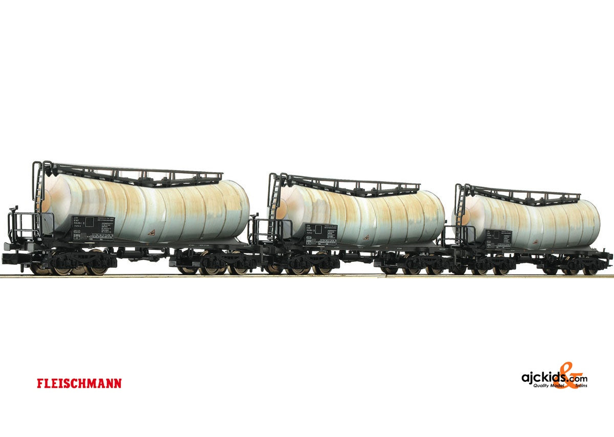Fleischmann 846006 3 piece set slurry wagons
