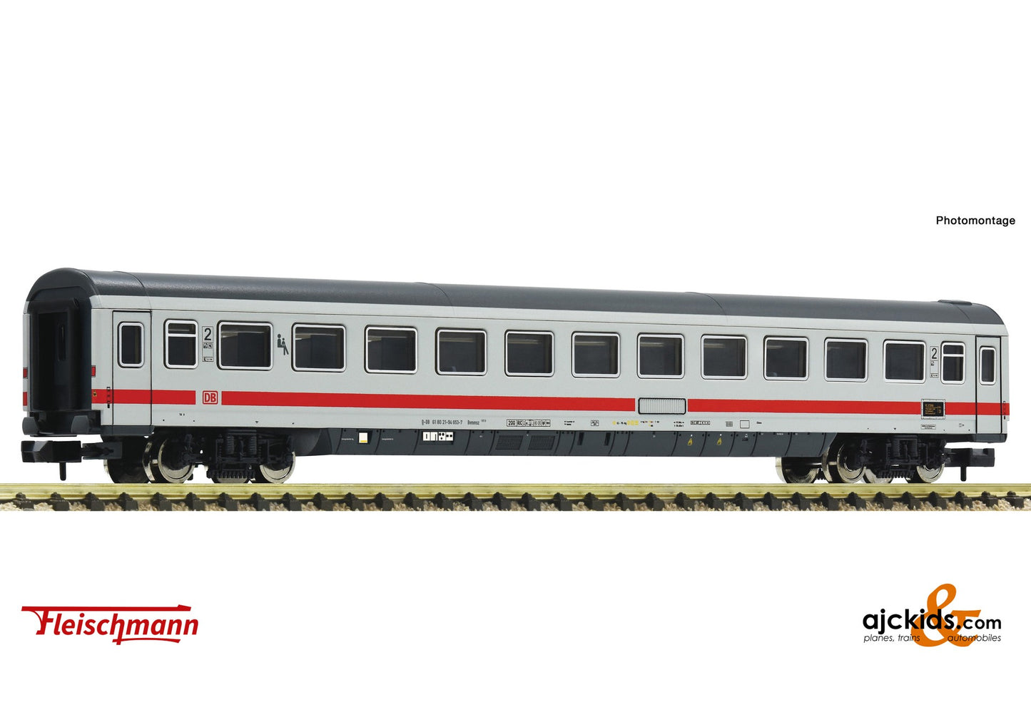 Fleischmann 861304 -2nd class IC/EC compartment coach, DB AG