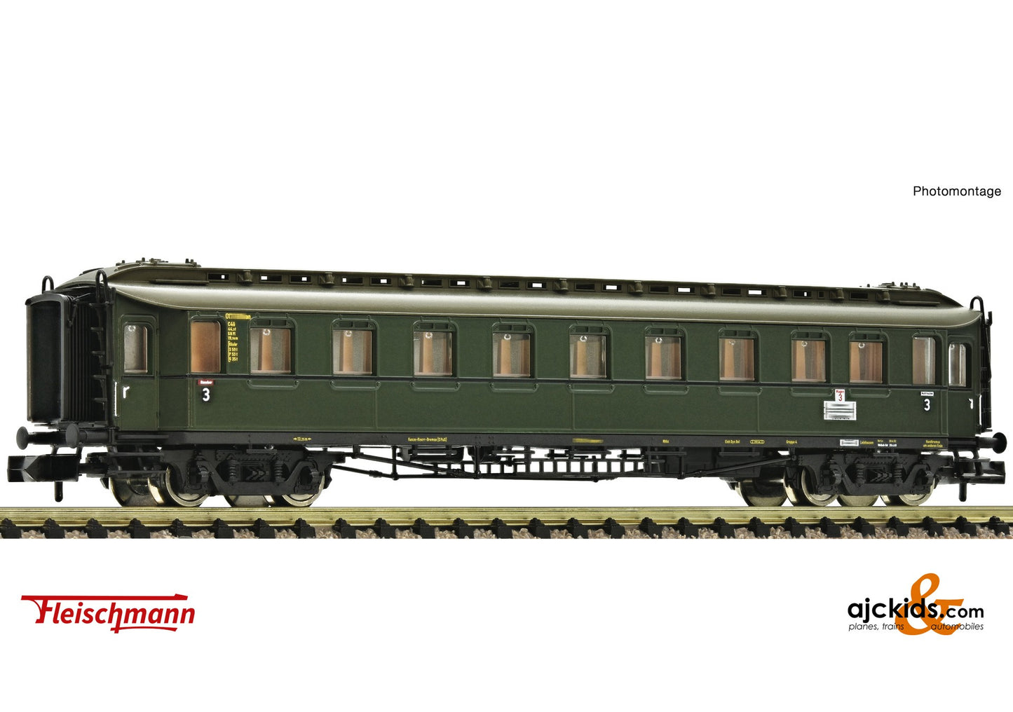 Fleischmann 878103 -3rd class express train coach, DB