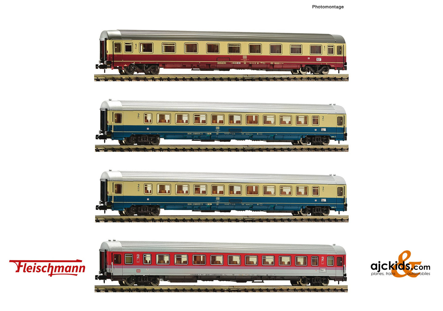 Fleischmann 881915 -4 piece set: EC 145/148 "Frans Hals", DB