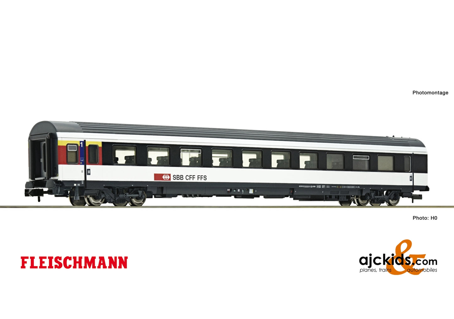 Fleischmann 890321 - 1st class passenger carriage with service compartment