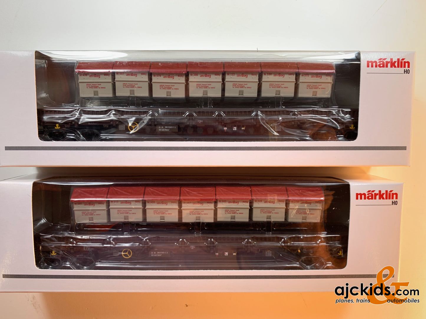 Marklin 47029 - Low Side Car Set AAE Cargo