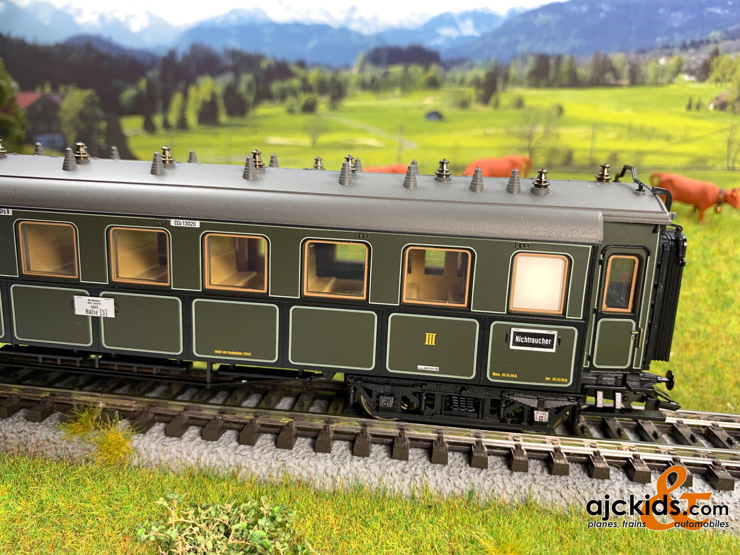 Marklin 41358 - K.Bay.Sts. Type CCu Express Train Passenger Car 3rd class