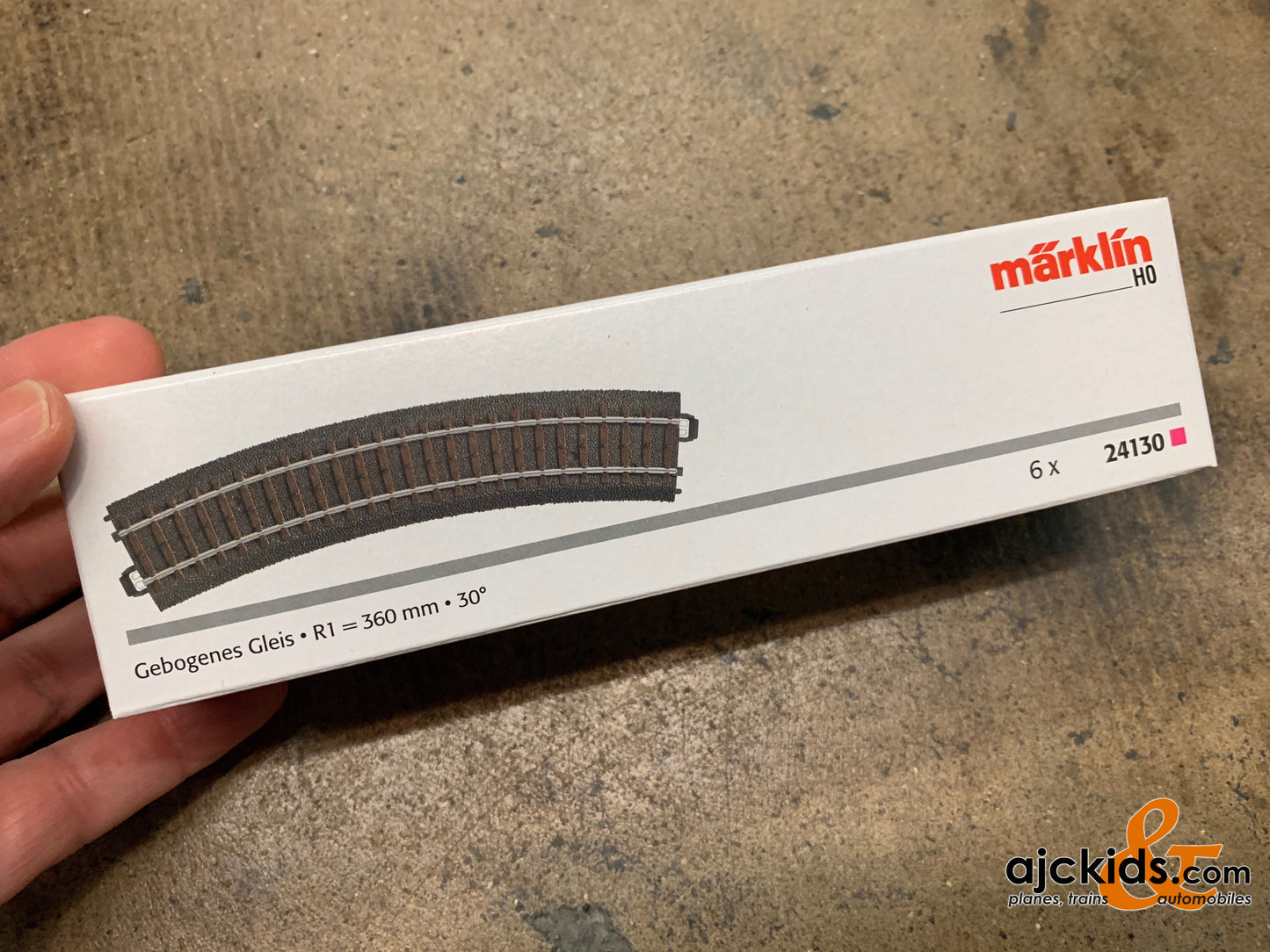 Marklin 24130-1 - C-Track Curved Track, R-1, Box of 6