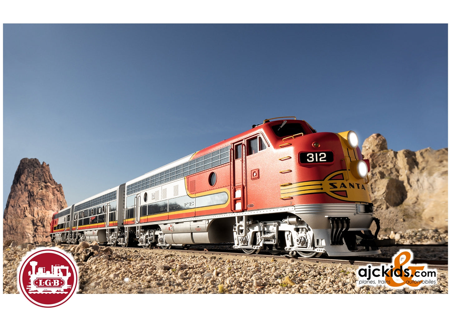 LGB 20581 - Santa Fe F7A Diesel Locomotive