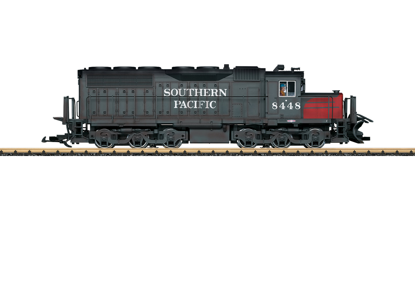 LGB 25558 - Southern Pacific Diesel Locomotive Red & Gray Bloodynose