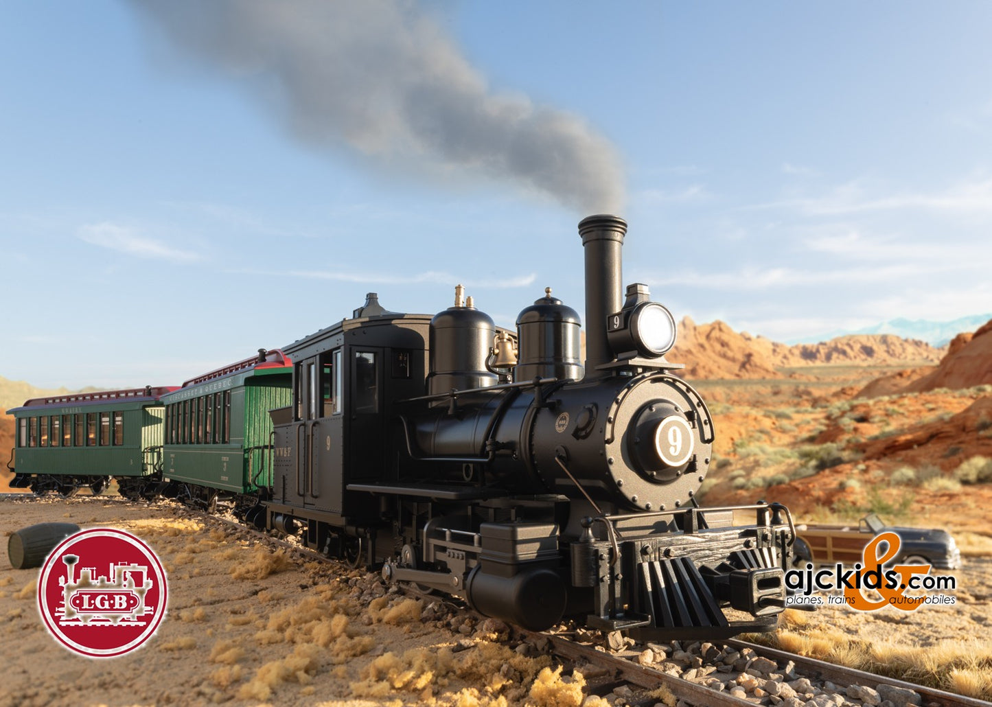 LGB 27254 - WW & F Ry Forney Steam Locomotive