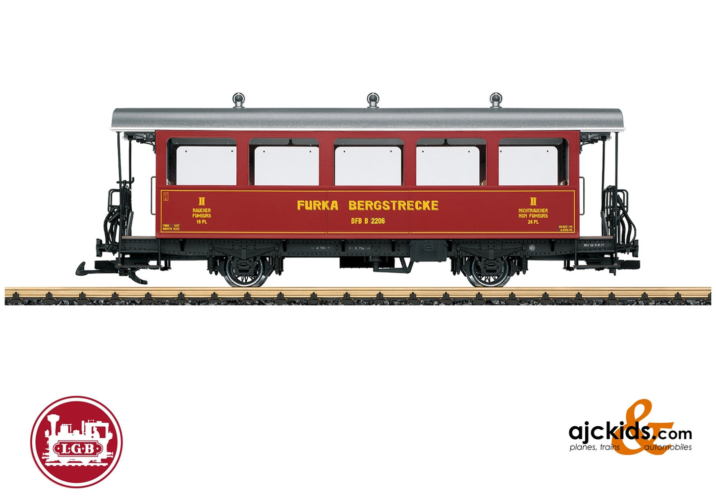 LGB 30561 - DFB Passenger Car, Car No. B 2206