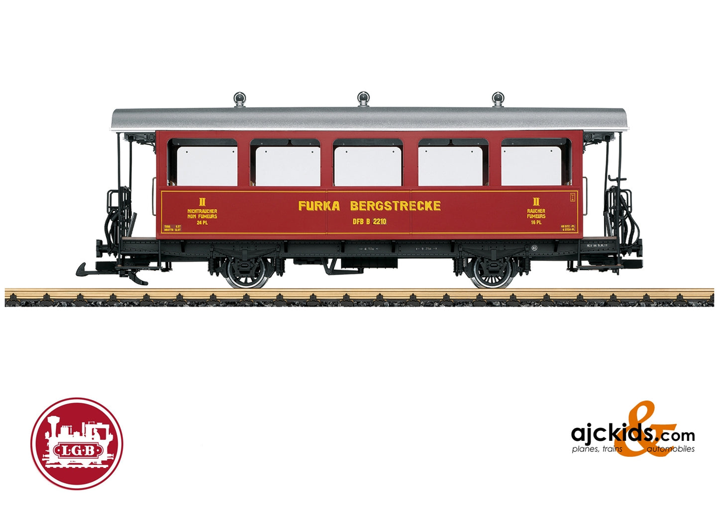 LGB 30562 - DFB Passenger Car, Car No. B 2210