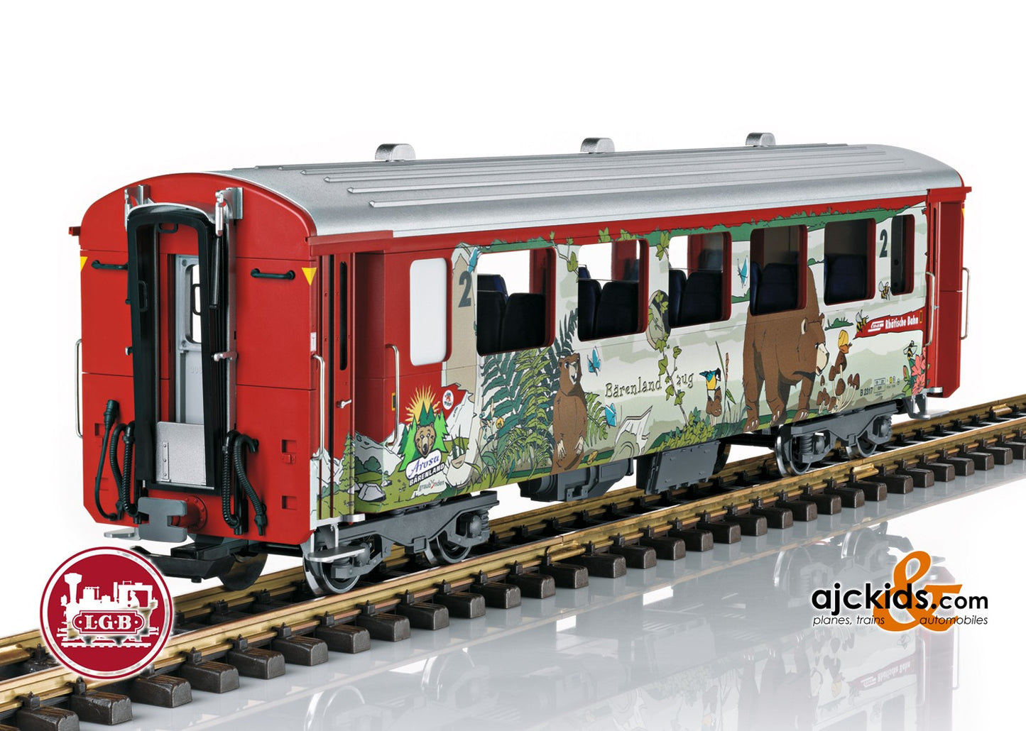 LGB 30679 - RhB Express Train Passenger Car, 2nd Class