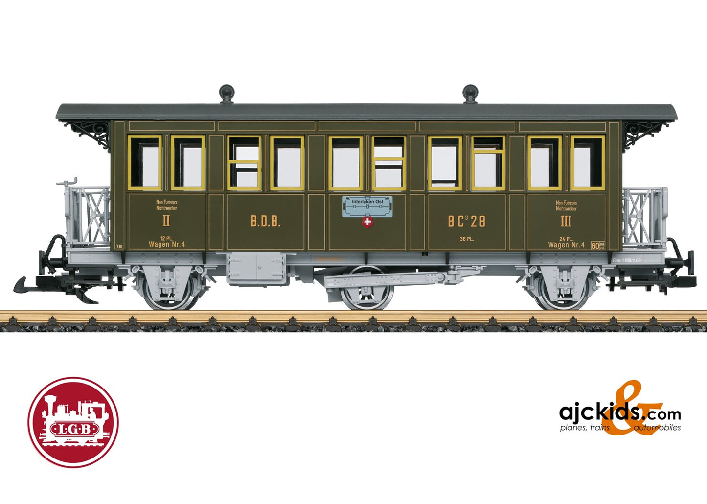 LGB 31331 - BDB Passenger Car, Car Number BC 28