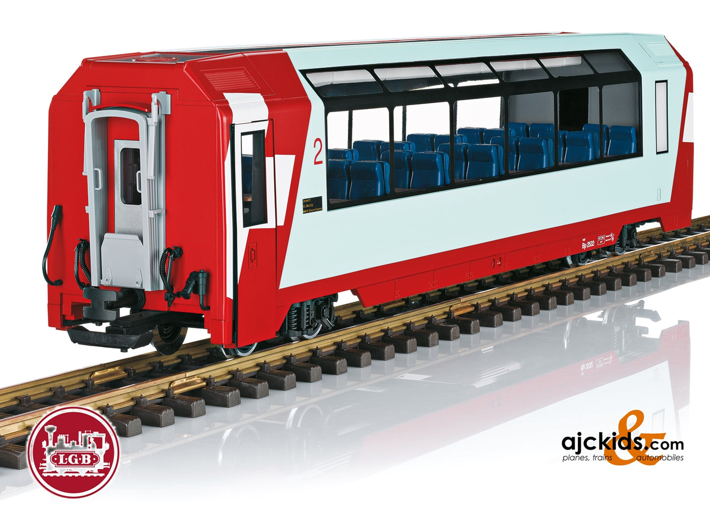 LGB 33671 RhB Panorama Car 2nd Classat Ajckids.com