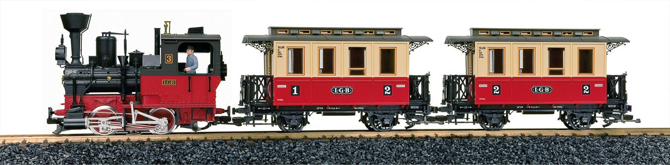 LGB 72302 - Passenger Starter Set Sound, 120 Volts