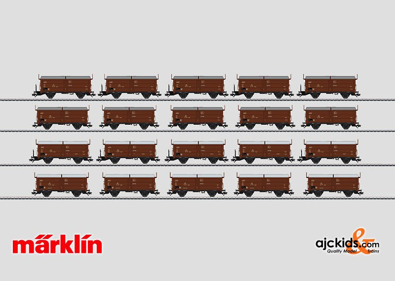 Marklin 00769 - 20 Type Tes-t-58 Kmmgks Freight Cars