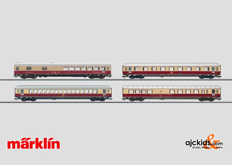 Marklin 00776 - Blauer Enzian/ Blue Gentian TEE 55/56 Car Display in H0 Scale