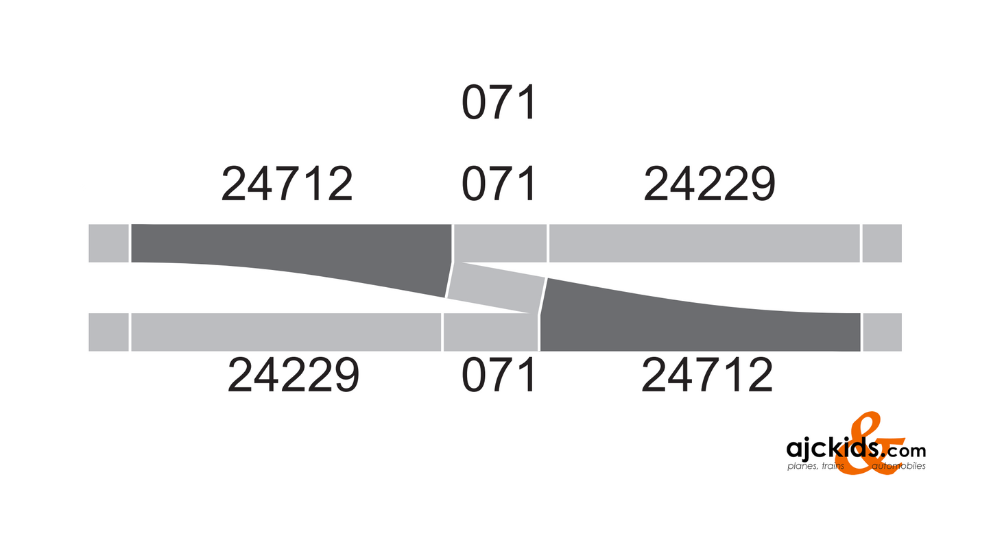 Marklin 24229 - C-Track Straight Long Piece 9 inches