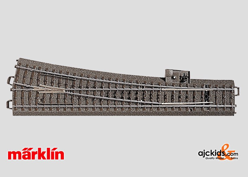 Märklin 24772 Arco De Vía Derecho Fino Escala H0 – Radio 3 De 515 Mm Con Palanca Manual, Para Maquetas De Trenes