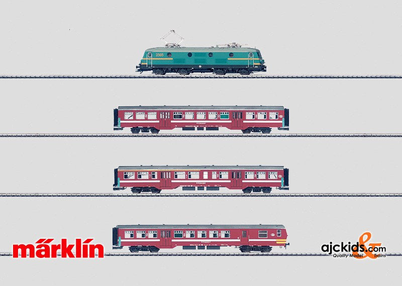 Marklin 26530 - class 25 with 3 type M2 commuter cars in H0 Scale