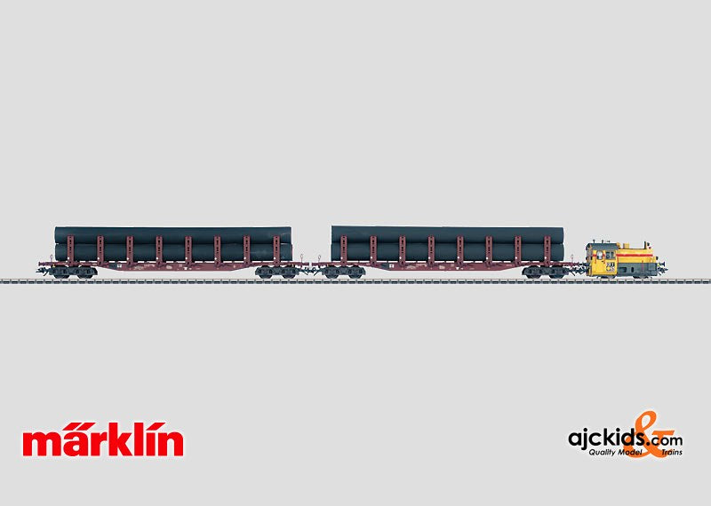 Marklin 26545 - RTS Pipe Transport Train in H0 Scale