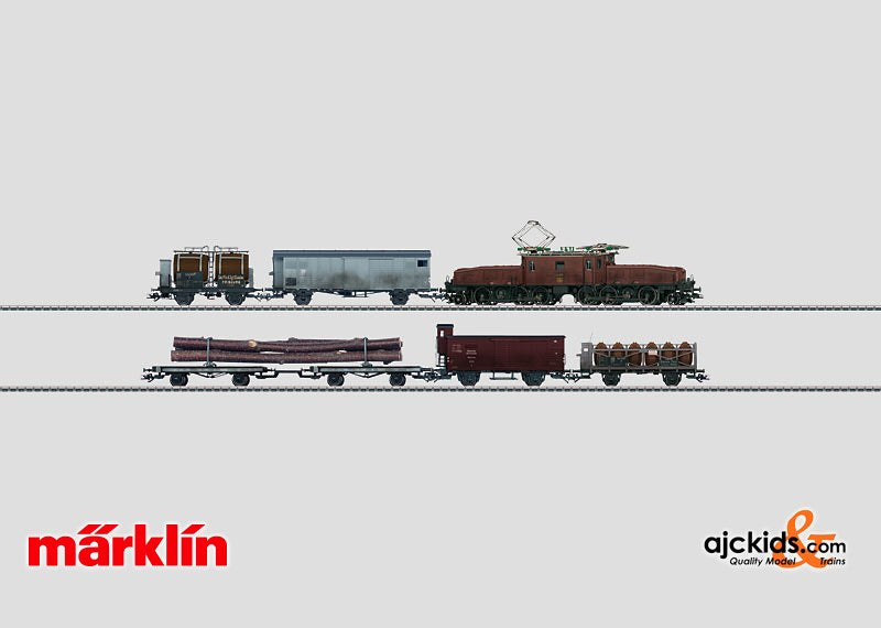 Marklin 26591 - Train Set Switzerland weathered, Crocodile in H0 Scale