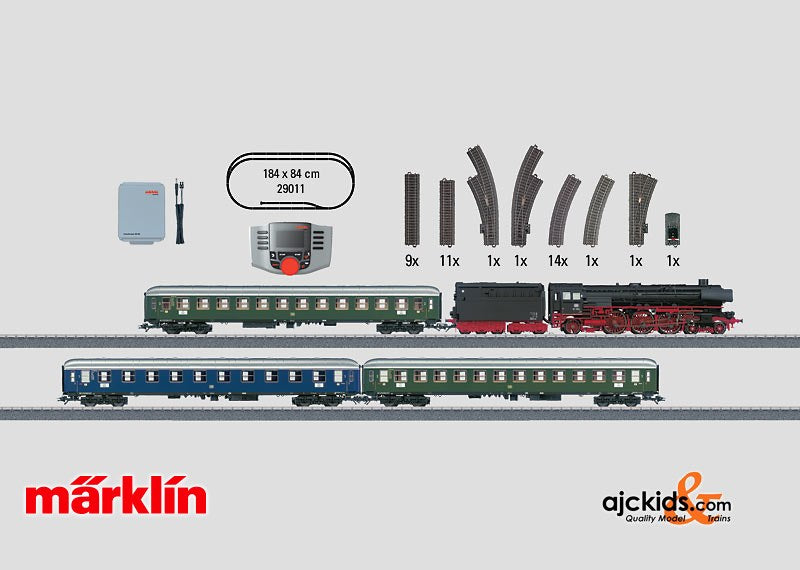 Marklin 29011 - Digital Starter Set Passenger Train in H0 Scale
