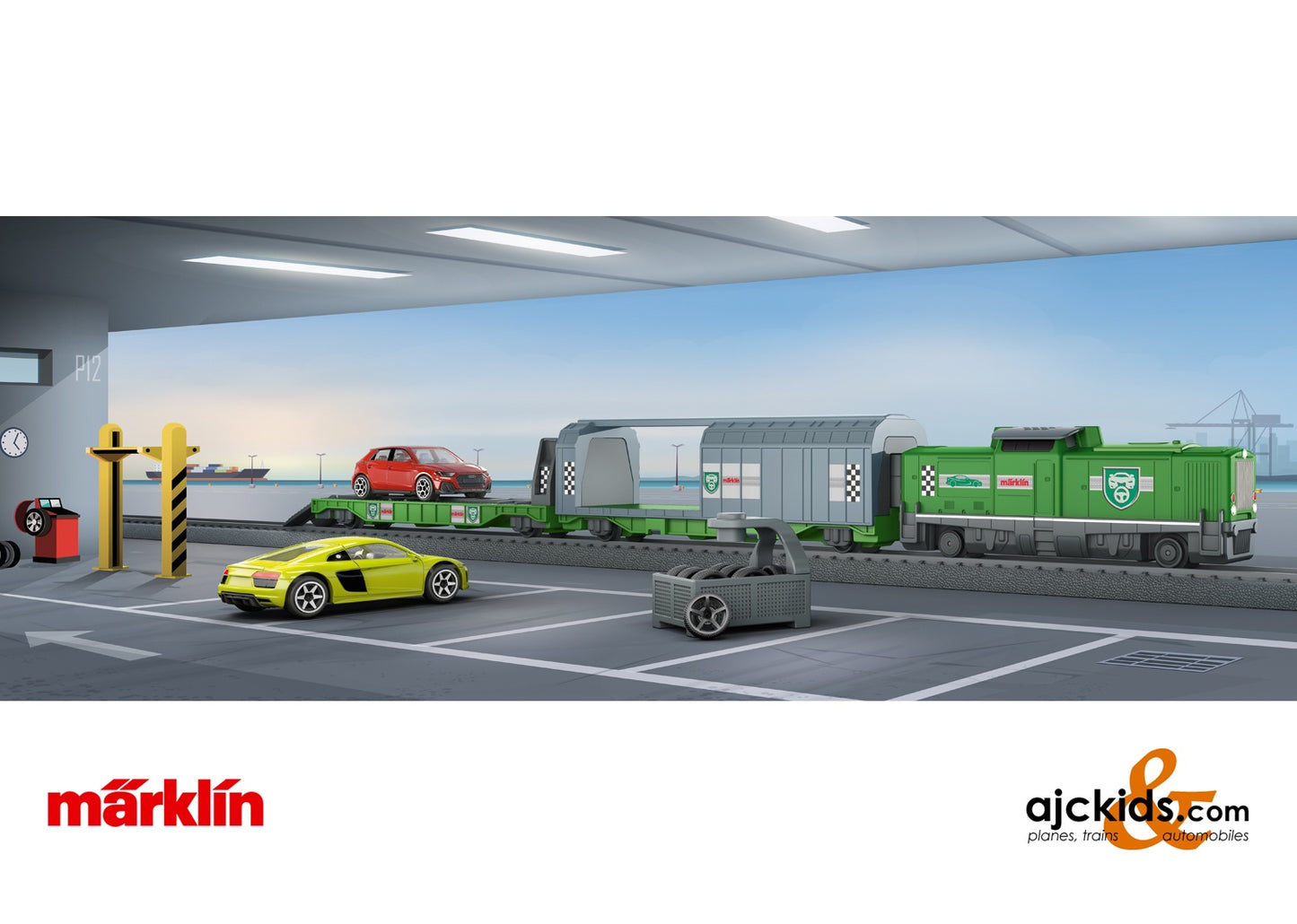 Marklin 29347 - Märklin my world "Auto Transport" Starter Set