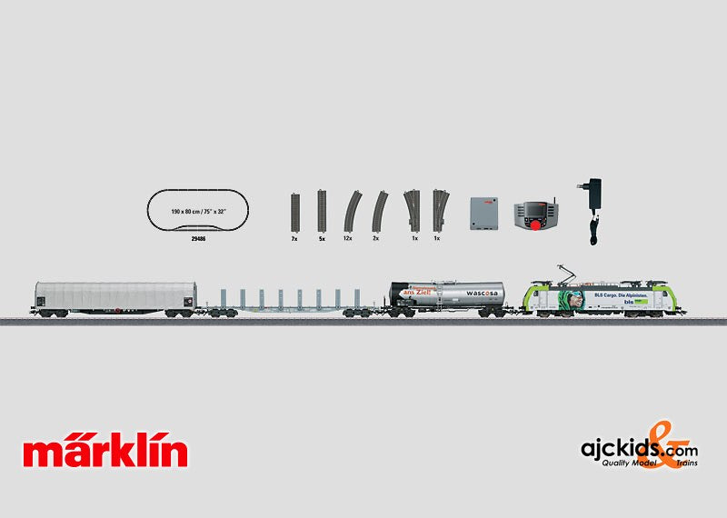 Marklin 29486 - BLS Swiss Digital Starter Set in H0 Scale