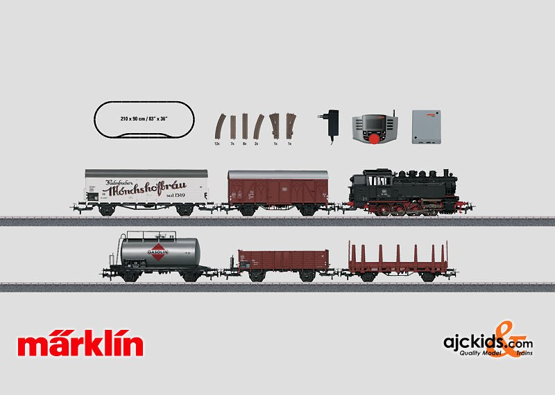 Marklin 29539 - Freight Train Digital Starter Set with digitized turnouts