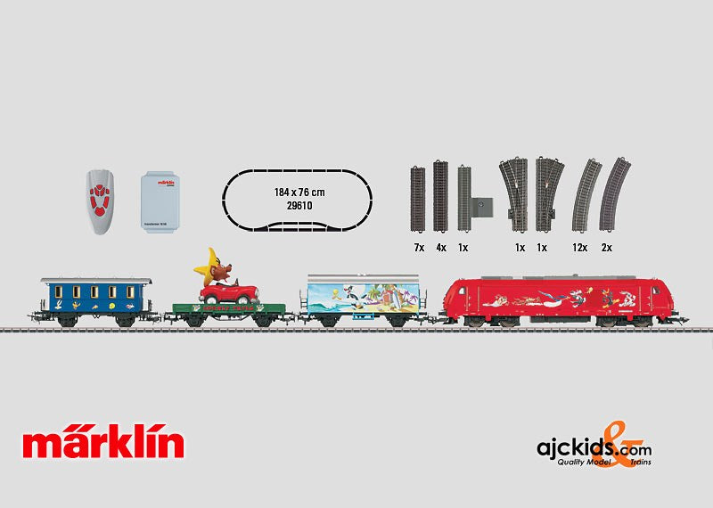 メルクリン Marklin Finanzprasentation 2003 Marklin 29610 - Starter Set Looney Tunes in H0 Scale – Ajckids