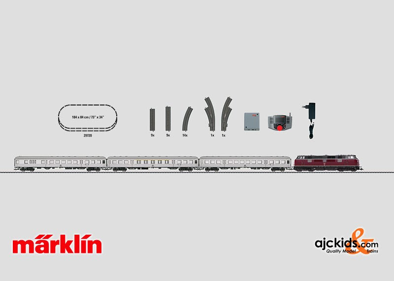 Marklin 29720 - DB Passenger Service Digital Starter Set (120 Volt)