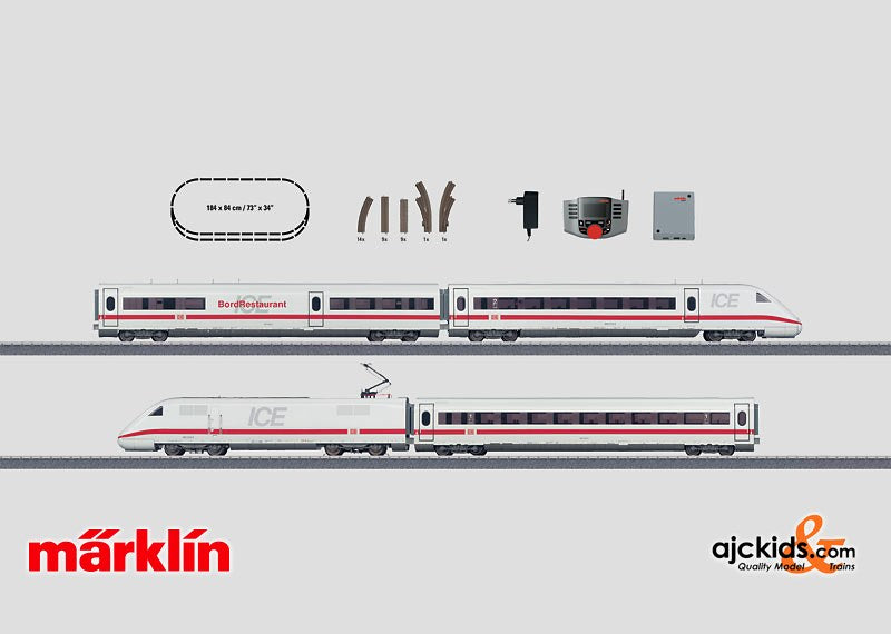 Marklin 29791 - Digital Starter Set ICE 2 with Mobile Station in