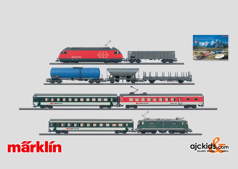 Marklin 29859 - Swiss Premium Digital Starter Set in H0 Scale